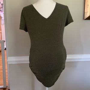 Army Green Maternity Tee